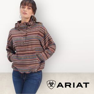 Ariat Women’s Horseshoe Bend Jacquard Pullover Shirt Cotton XXL Hoodie 10041661